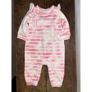 Baby Gap 3-6 months baby girl pink sweatshirt romper